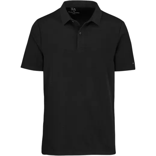 Mens Alex Varga Xenia Golf Shirt Black